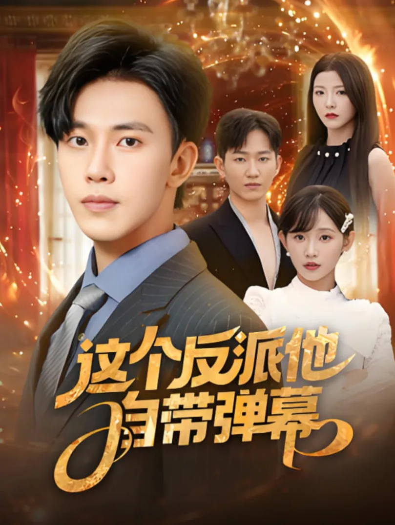 这个反派他自带弹幕海报